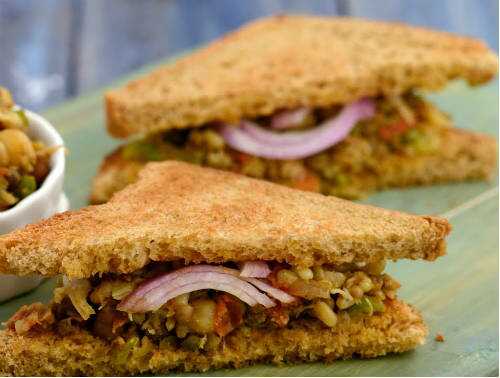 Mixed Sprouts Sandwich Recipe – Awesome Cuisine