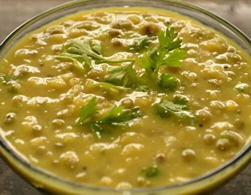 முங்தால் கறி - Moong Dal Curry Recipe in Tamil