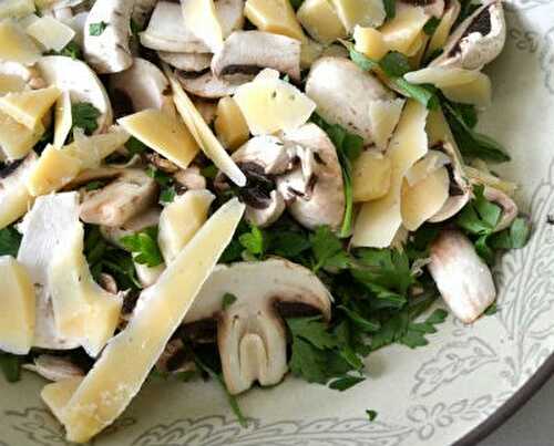 Mushroom and Parsley Salad Recipe – Awesome Cuisine