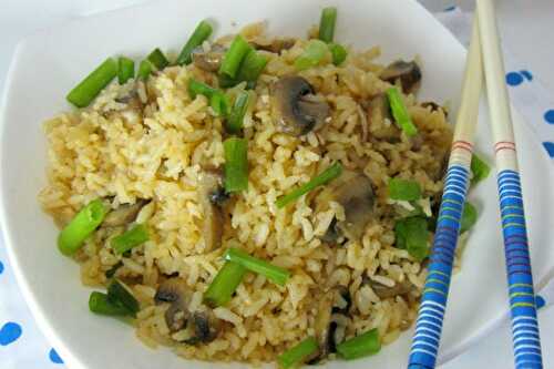 Mushroom Fried Rice Recipe – Awesome Cuisine