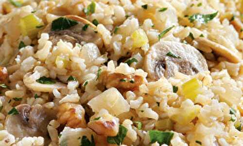 Mushroom Vegetable Rice Recipe – Awesome Cuisine