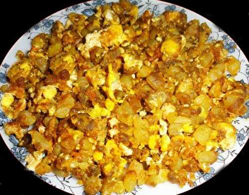 முட்டை புஜ்ஜியா - Egg Bhujia Recipe in Tamil