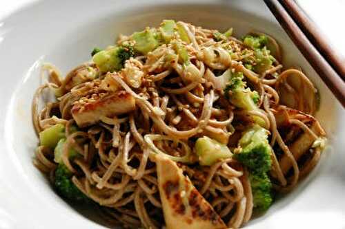 Noodles with Peanut Dressing Recipe – Awesome Cuisine