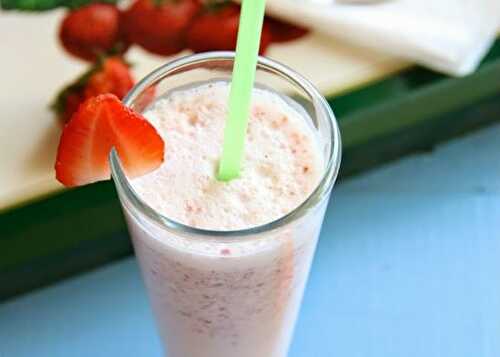 Oats and Strawberry Milkshake Recipe – Awesome Cuisine