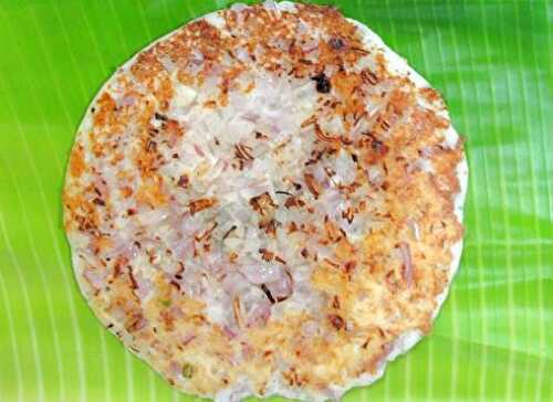 Onion Uttapam Recipe – Awesome Cuisine
