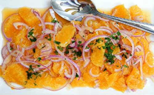 Orange and Red Onion Salad Recipe – Awesome Cuisine