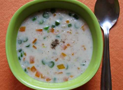 ஓட்ஸ் காய்கறி சூப் - Oats Vegetable Soup Recipe in Tamil