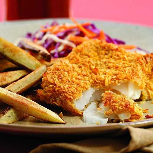Oven-Baked Fish and Chips Recipe – Awesome Cuisine