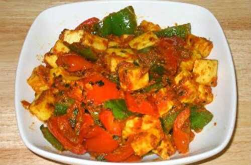 Paneer Capsicum Fry Recipe – Awesome Cuisine