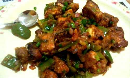பன்னீர் பூண்டு ஃப்ரை - Paneer Garlic Fry Recipe in Tamil