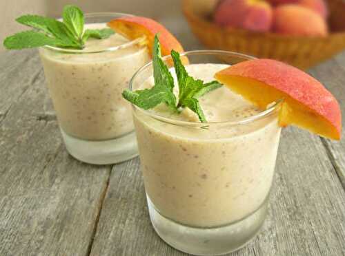 Peach and Banana Smoothie Recipe – Awesome Cuisine