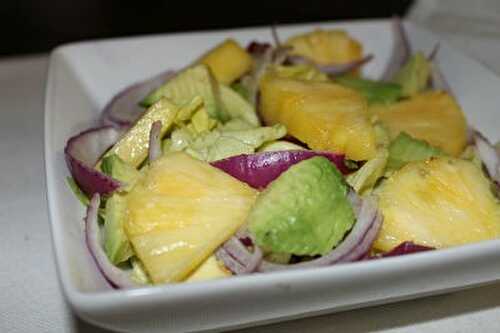 Pineapple and Avocado Salad Recipe – Awesome Cuisine