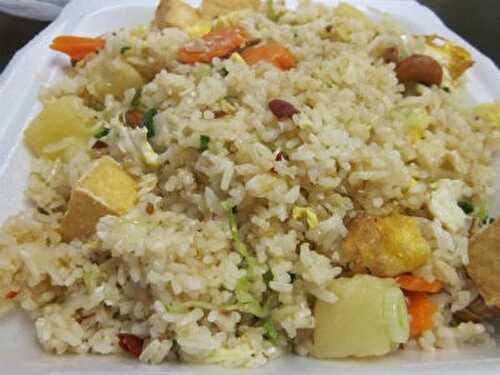 Pineapple Fried Rice with Tofu Recipe – Awesome Cuisine
