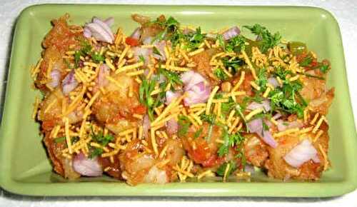 Potato Chaat with Green Chutney Recipe – Awesome Cuisine
