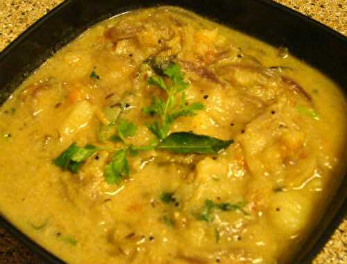 Potato Curd Kurma Recipe – Awesome Cuisine