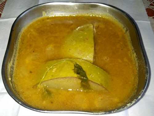 Raw Mango Sambar Recipe
