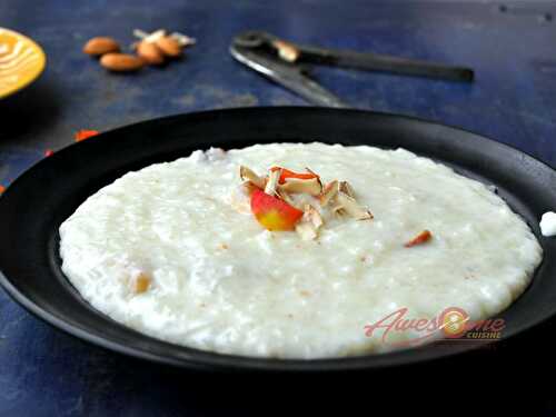 Rice Payasam Recipe – Awesome Cuisine