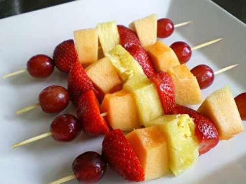 Roasted Fruit Kebabs Recipe – Awesome Cuisine