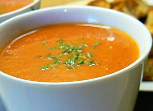 Roasted Red Capsicum Soup Recipe – Awesome Cuisine