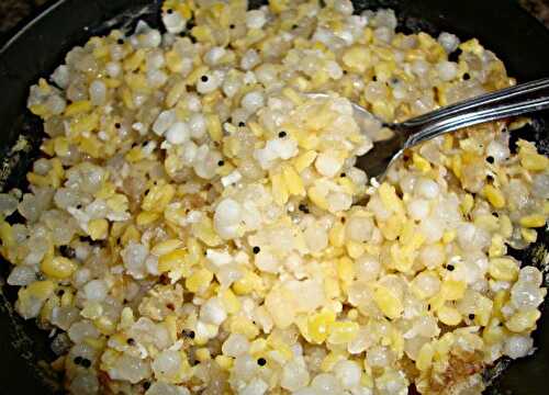 Sabudana Sundal Recipe