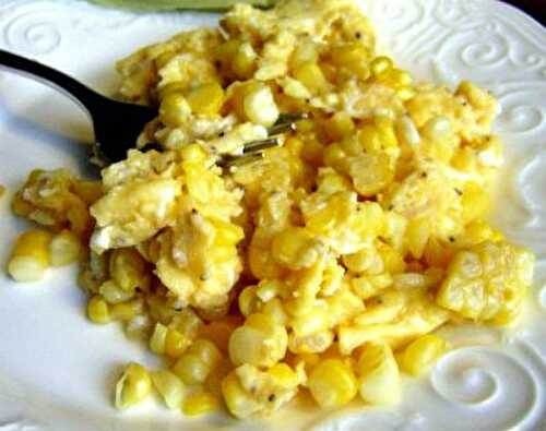 Scrambled Eggs with Sweet Corn Recipe – Awesome Cuisine