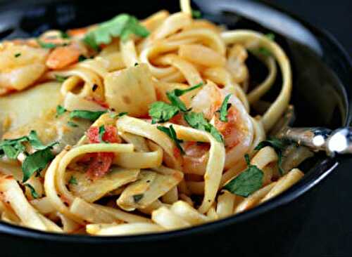 Shrimp and Roasted Tomato Pasta Recipe – Awesome Cuisine