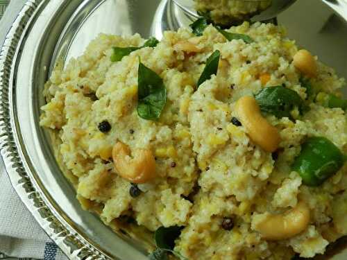 Soya Pongal Recipe