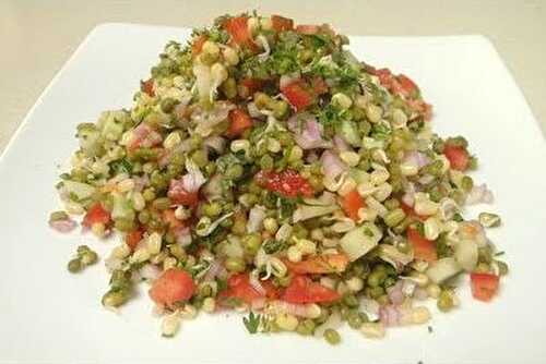Sprouted Moong Chaat Recipe – Awesome Cuisine