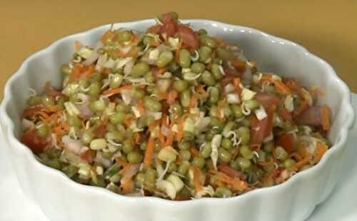 Sprouted Moong Salad Recipe