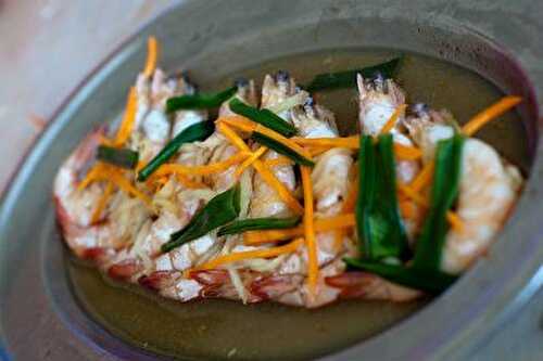 Steamed Prawn with Ginger Recipe – Awesome Cuisine