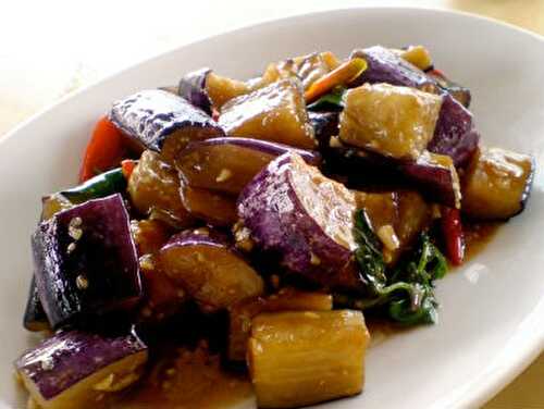 Stir-fried Brinjal Recipe – Awesome Cuisine