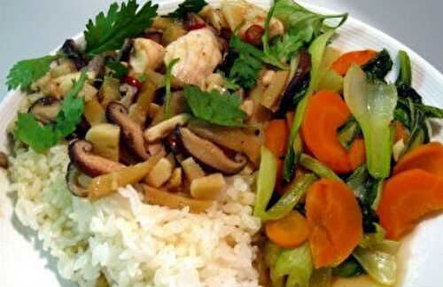 Stir-fried Fish with Mushrooms and Ginger Recipe – Awesome Cuisine