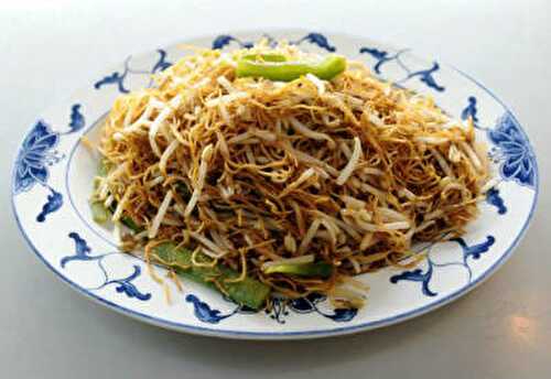 Stir-fried Noodles and Bean Sprouts Recipe – Awesome Cuisine