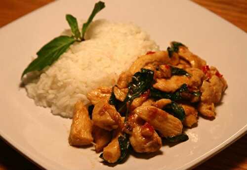 Thai Basil Chicken Stir-Fry Recipe – Awesome Cuisine