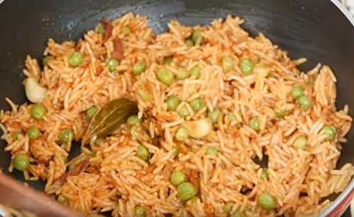 Tomato Cheese Pulao Recipe