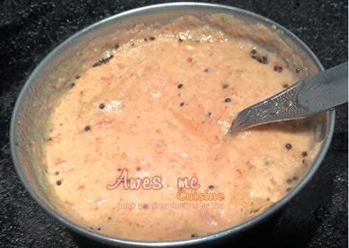 Tomato Peanut Chutney Recipe – Awesome Cuisine