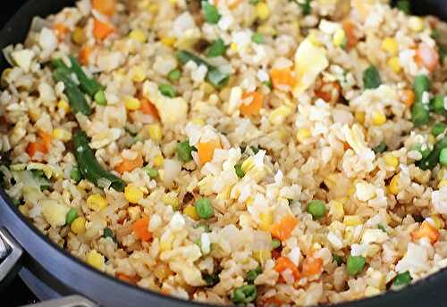 Vegetable Fried Rice with Egg Recipe – Awesome Cuisine