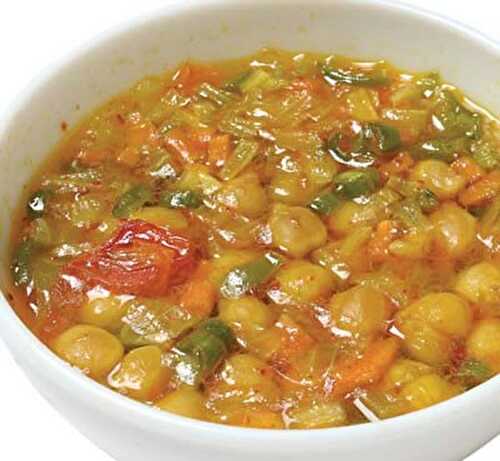 Vegetable Soup with Chickpeas Recipe – Awesome Cuisine