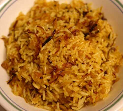 வெங்காய சாதம் - Onion Rice Recipe in Tamil