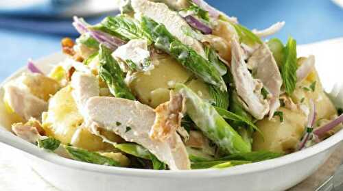 Warm Potato and Chicken Salad Recipe – Awesome Cuisine