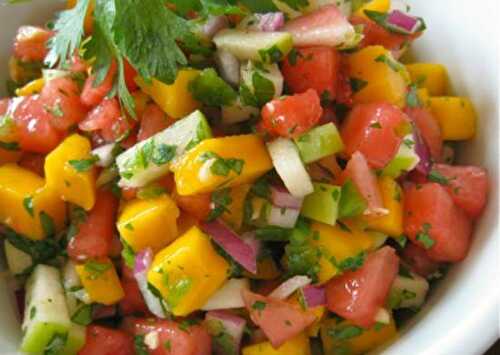 Watermelon and Mango Salsa Recipe – Awesome Cuisine