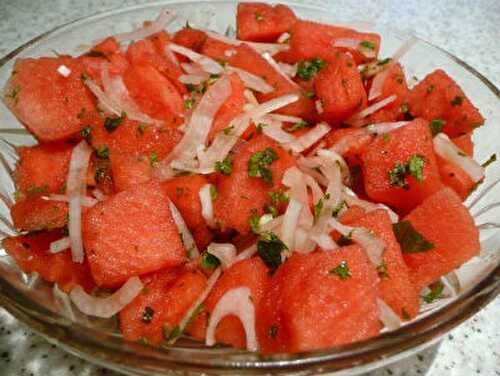 Watermelon and Onion Salad Recipe – Awesome Cuisine