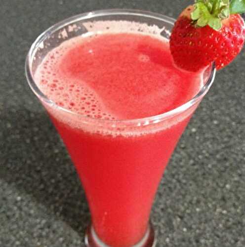 Watermelon and Strawberry Juice Recipe – Awesome Cuisine