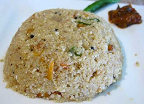 Wheat Rava Vegetable Upma Recipe – Awesome Cuisine