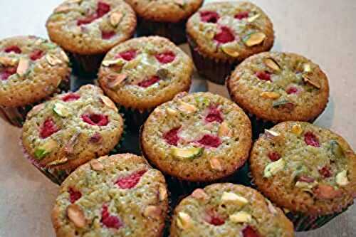 Pistachio and Raspberry Muffins