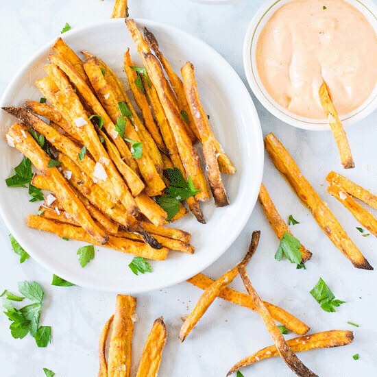 Sweet n Spicy Sweet Potato Fries