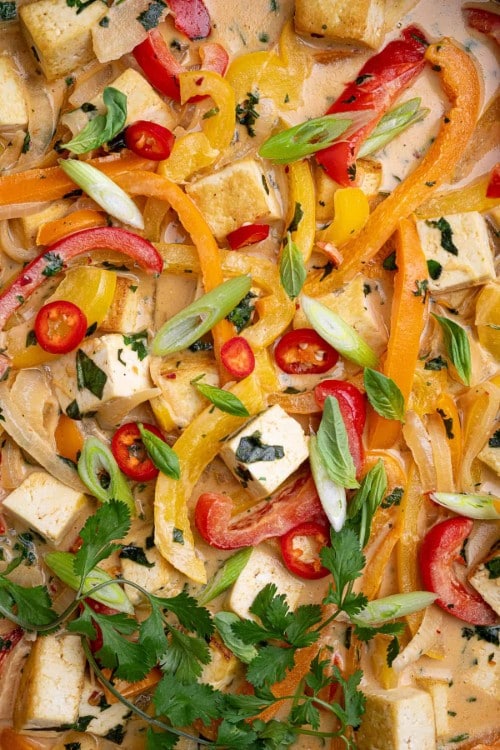 Capsicum in Coconut Milk