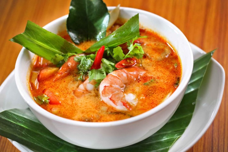 Hot and Sour Thai Prawn Soup
