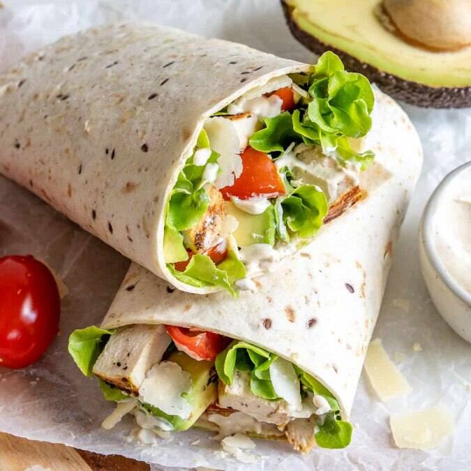 Chicken and Avocado Wrap