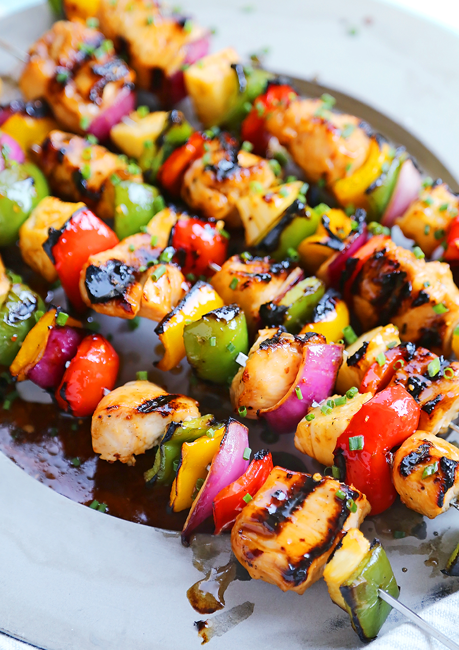 Pineapple Chicken Kebabs